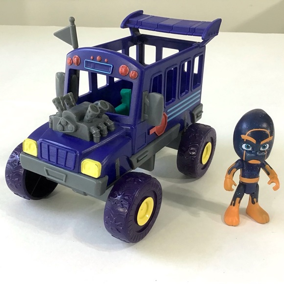 Just Play Toys Pj Masks Night Ninja Bus Vehicle With Night Ninja